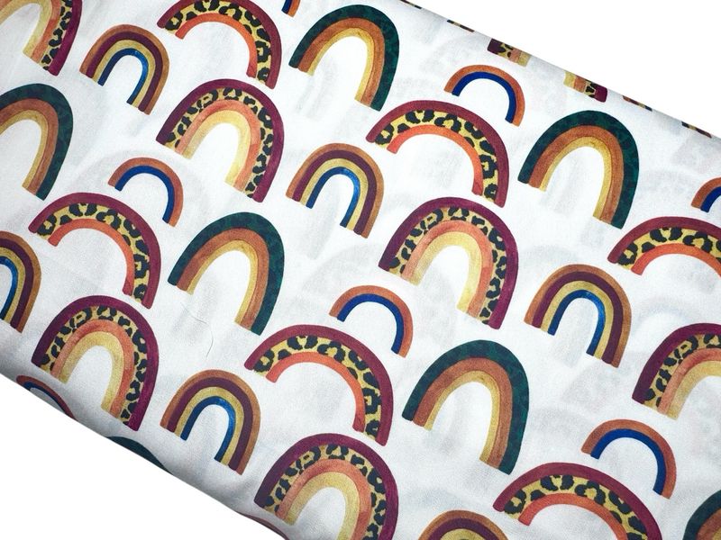 Baumwolle Leopard Regenbogen