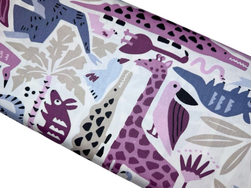 Baumwolle Safari Tiere