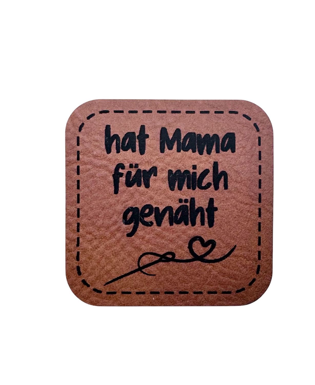 Kunstleder Label "Mama näht"