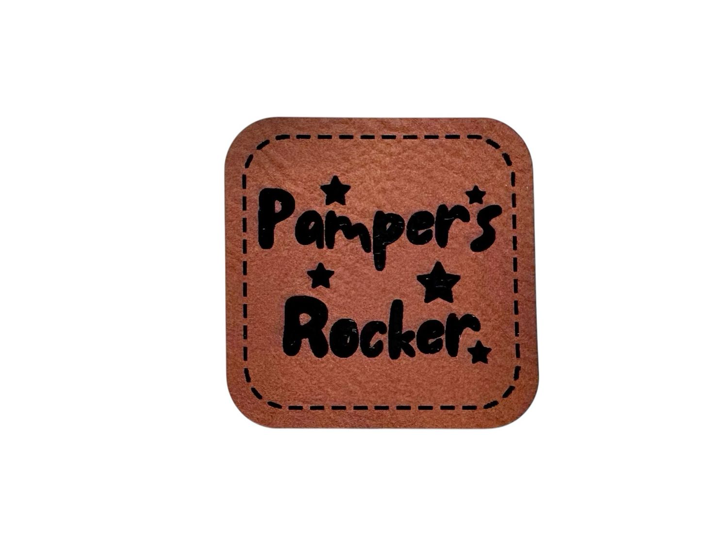 Kunstleder Label Kunstleder Label "Pampers Rocker"