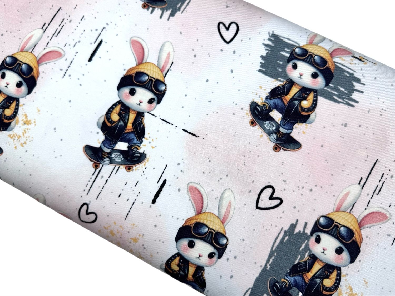 Jersey BIO Qualität Skateboard Hase