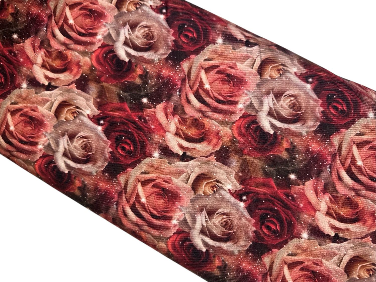Jersey BIO Qualität Rote Rosen mit Sternenstaub
