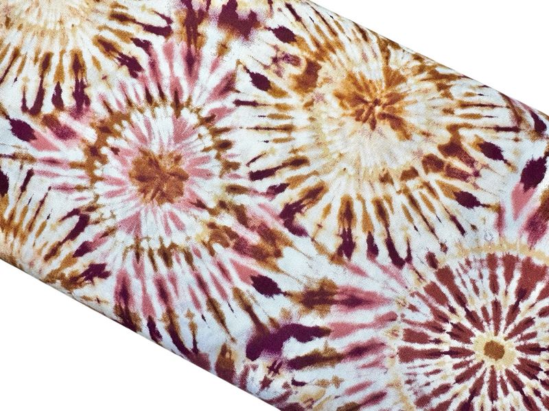 Viskose Webware Chally- Tie Dye Terra Viskose Webware Chally- Tie Dye Terra