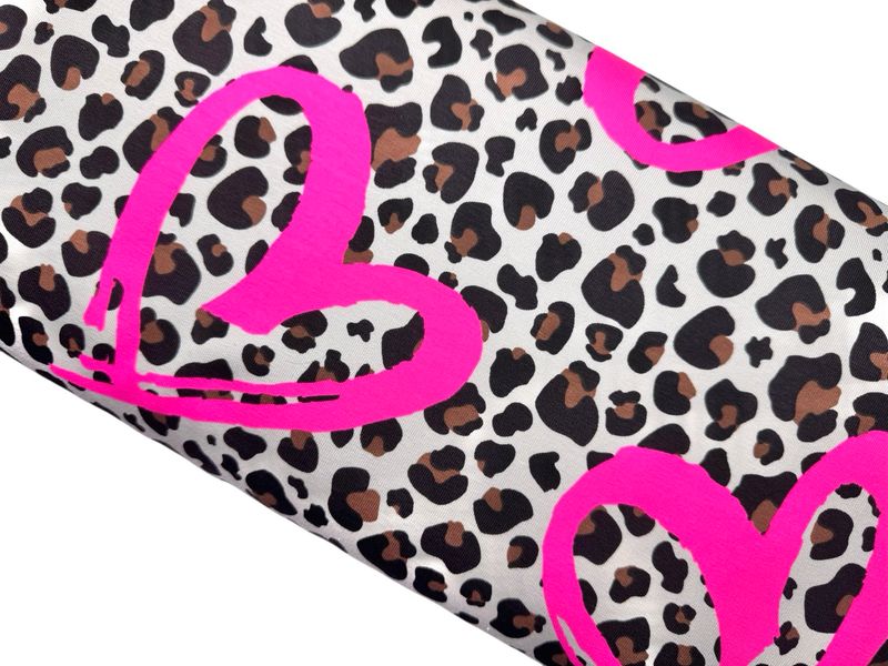French Terry Leo Look Neon Print