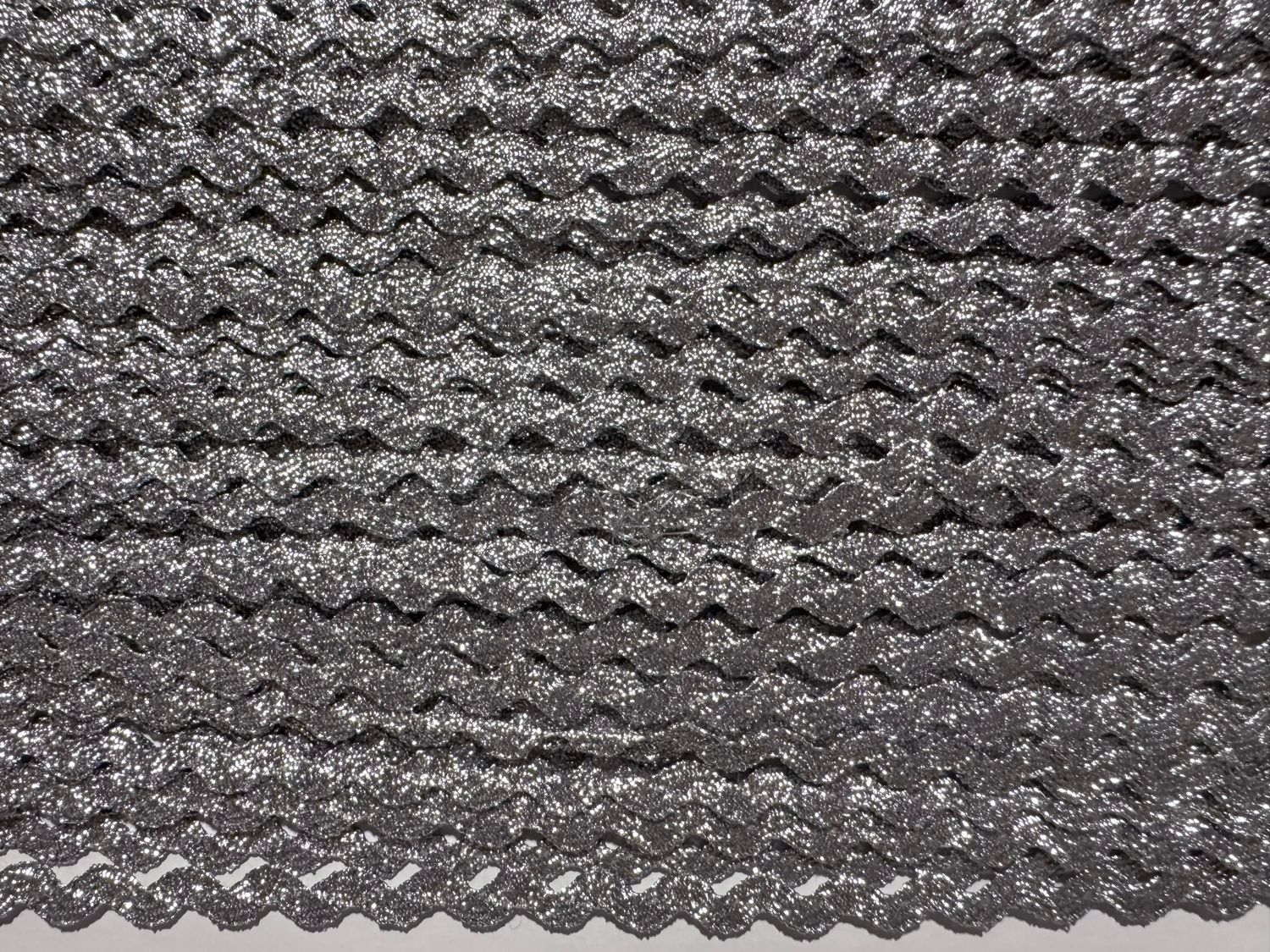 Zackenlitzen-Band Silber, 4mm Zackenlitzen-Band Silber, 4mm