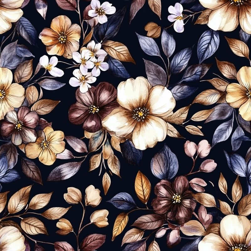 VORBESTELLUNG Jersey BIO Qualität Night-Floral