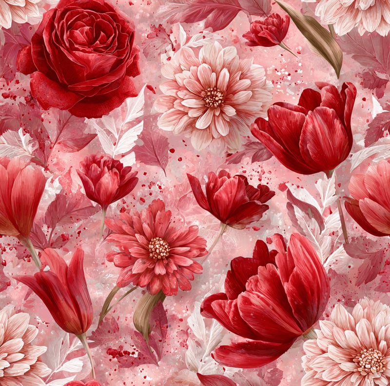 VORBESTELLUNG Jersey BIO Qualität Red Flowers