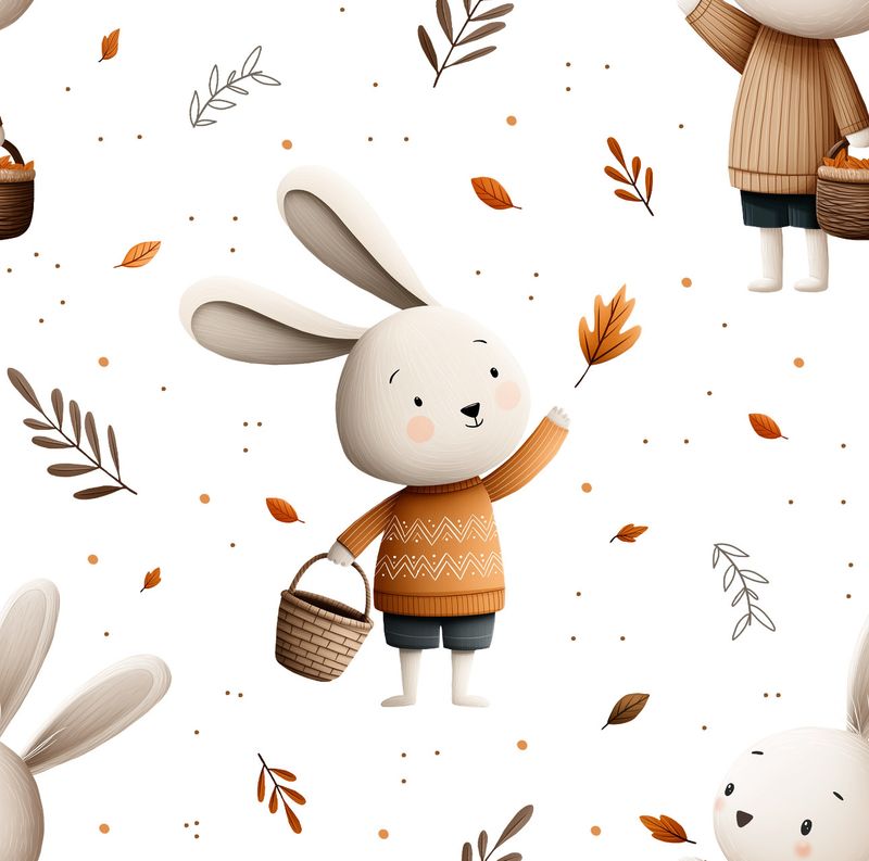 VORBESTELLUNG French Terry Herbst Hase