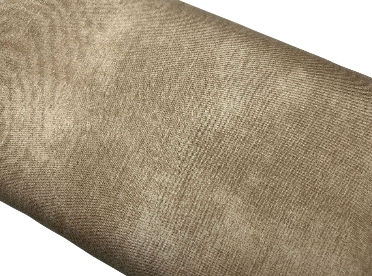 French Terry Jeansmuster Haselnuss