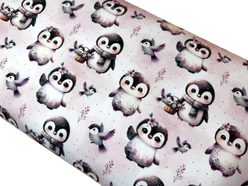 French Terry Niedliche Pinguine French Terry Niedliche Pinguine