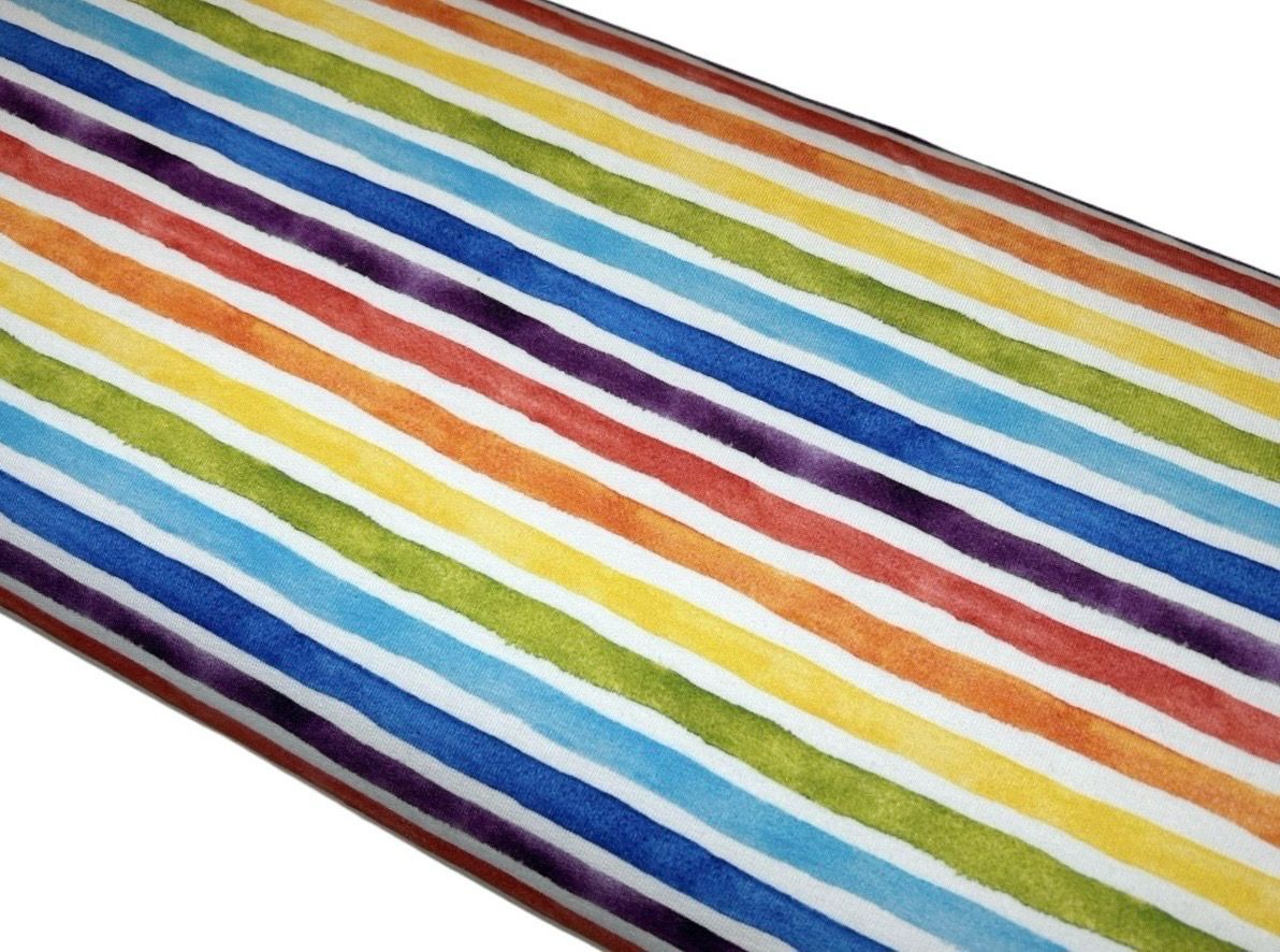 French Terry Rainbow Stripes French Terry Rainbow Stripes