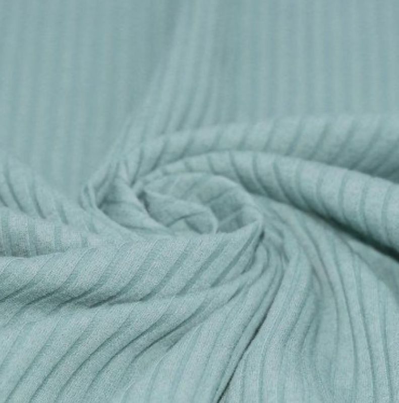 Breitcord Ripp Jersey Seegrün