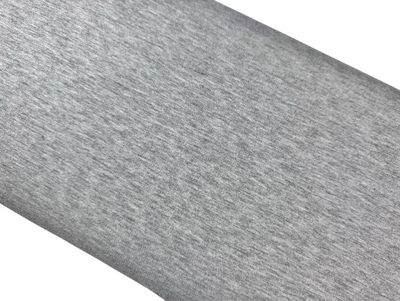 Sweat Brushed Hellgrau Melange