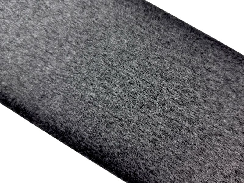 Sweat Brushed Dunkelgrau Melange