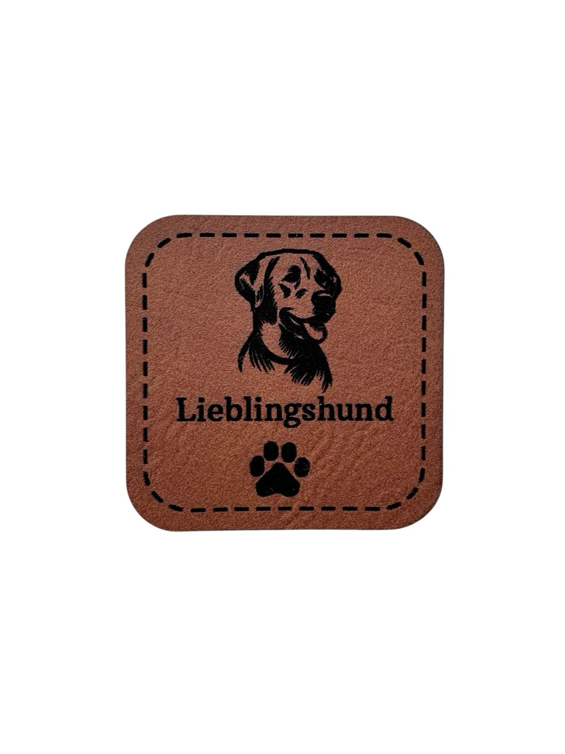 Kunstleder Label Kunstleder Label "Lieblingshund"