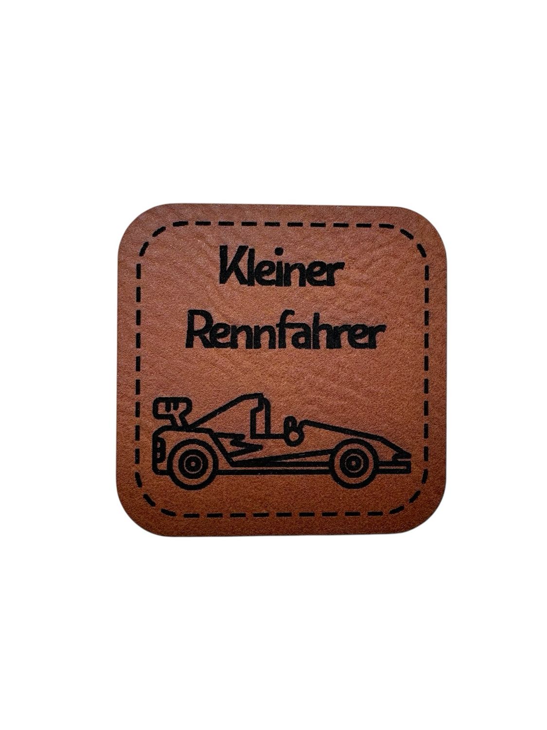 Kunstleder Label Kunstleder Label "Kleiner Rennfahrer