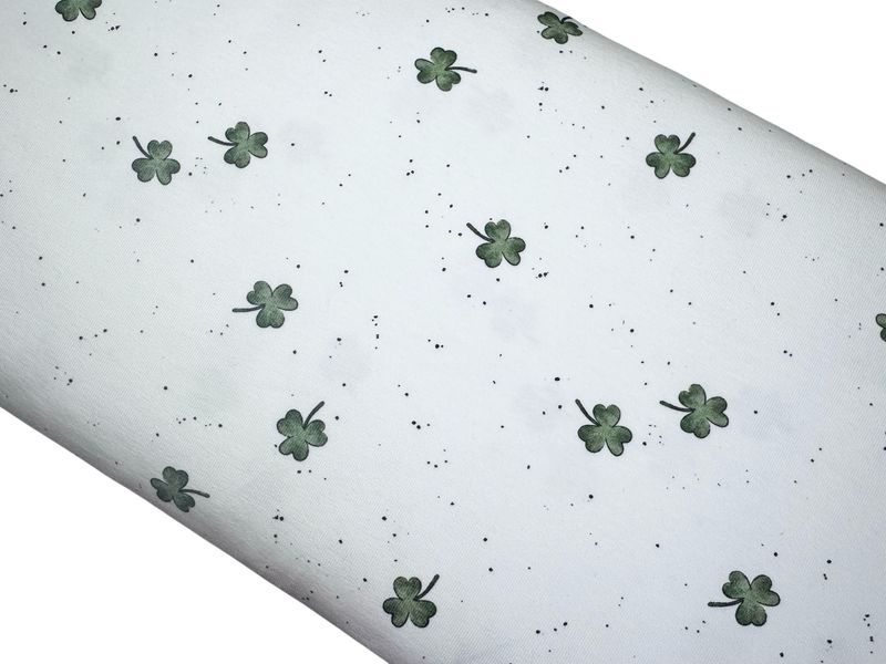 Bio Jersey Kleeblätter und Punkte