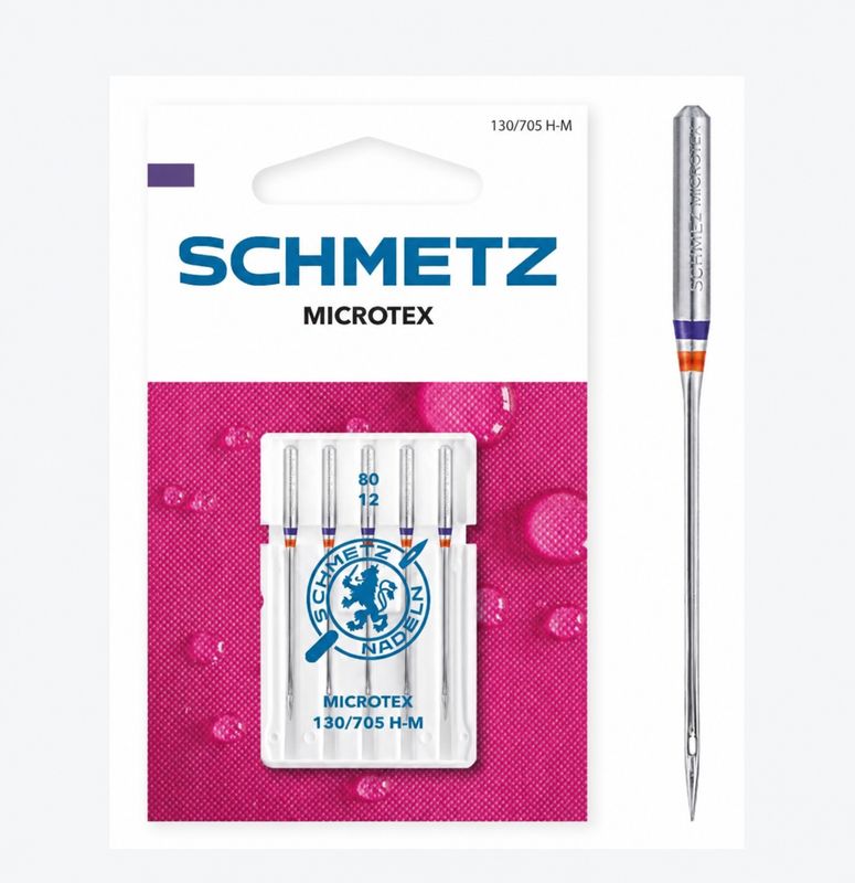 Schmetz 130/705 H-M Microtex Nadeln 80/12