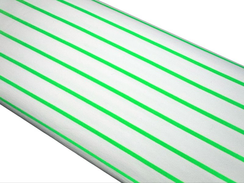 French Terry Neon Stripes Grün French Terry Neon Stripes Grün