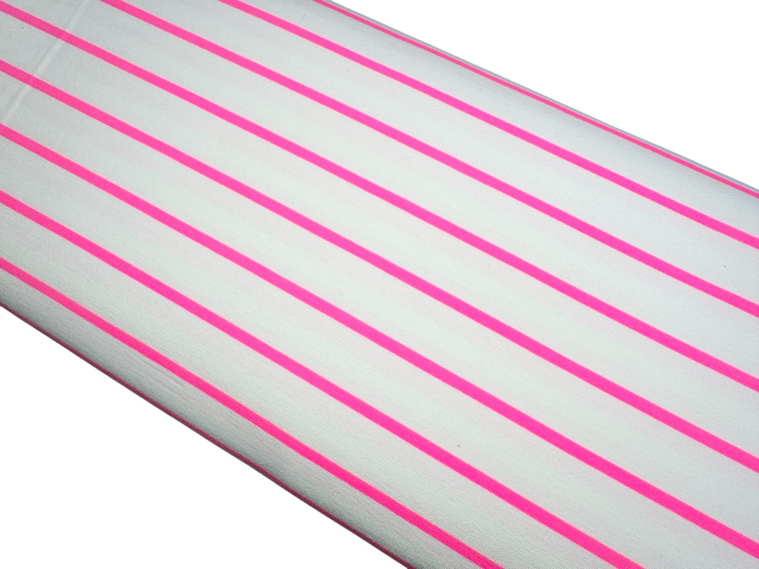 French Terry Neon Stripes Pink