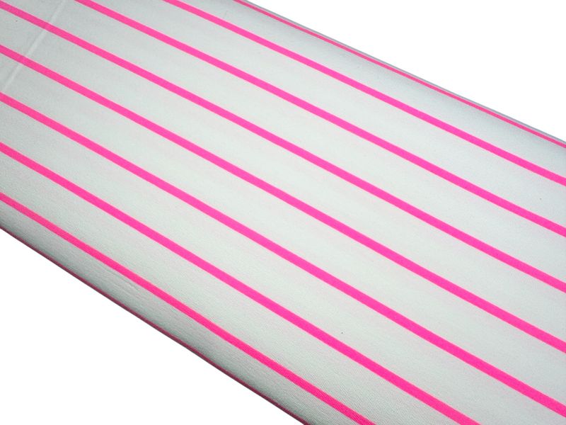 French Terry Neon Stripes Pink French Terry Neon Stripes Pink
