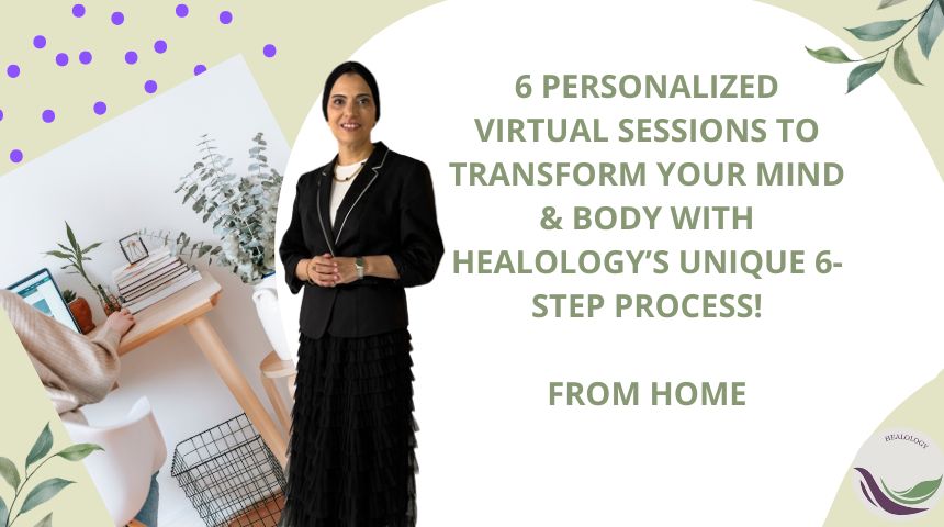6 Personalised Healology Sessions for ultimate mind-body healing!