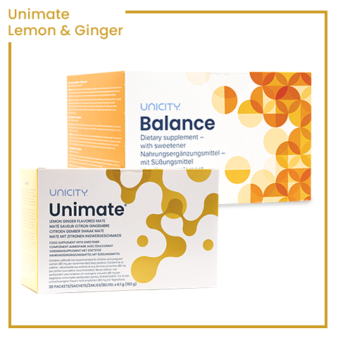 UNICITY FEEL GREAT LEMON GINGER PACK