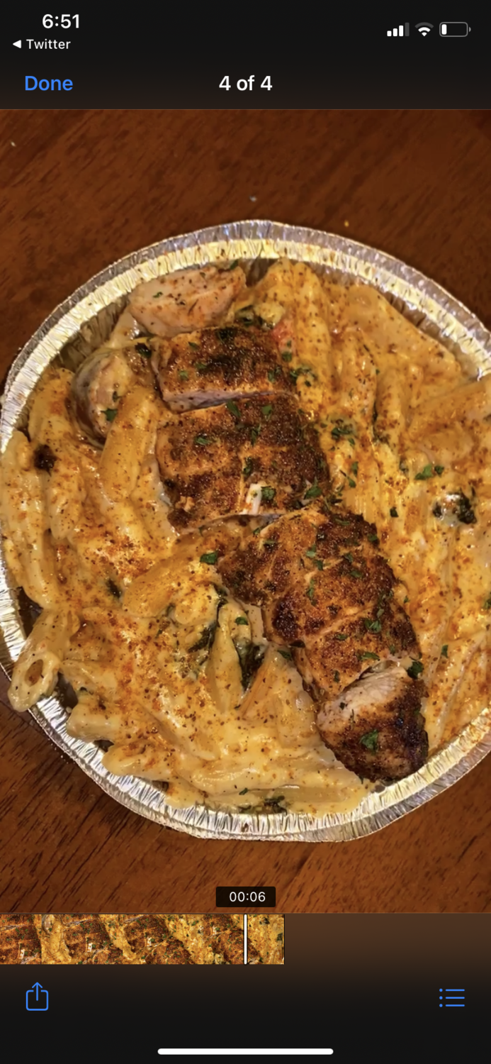 Chicken and Shrimp Cajun Pasta