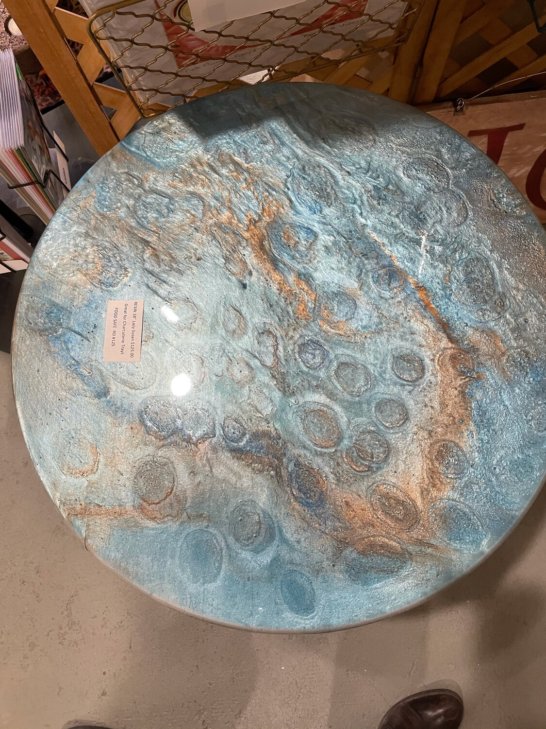 Resin Pour Lazy Susan By Renee Donley 18 In