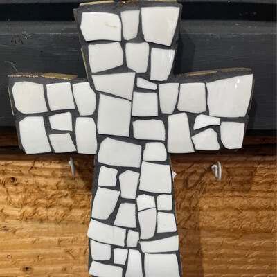 Mosaic Cross by Jo Lukas