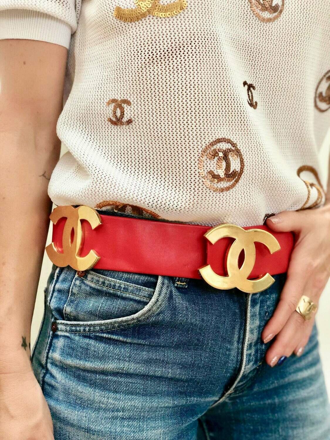 Chanel shop belt vintage