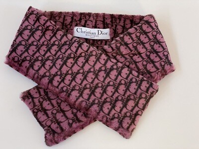 Christian Dior Dusty Rose Pink Monogram Trotter Scarf 862094 at 1stDibs