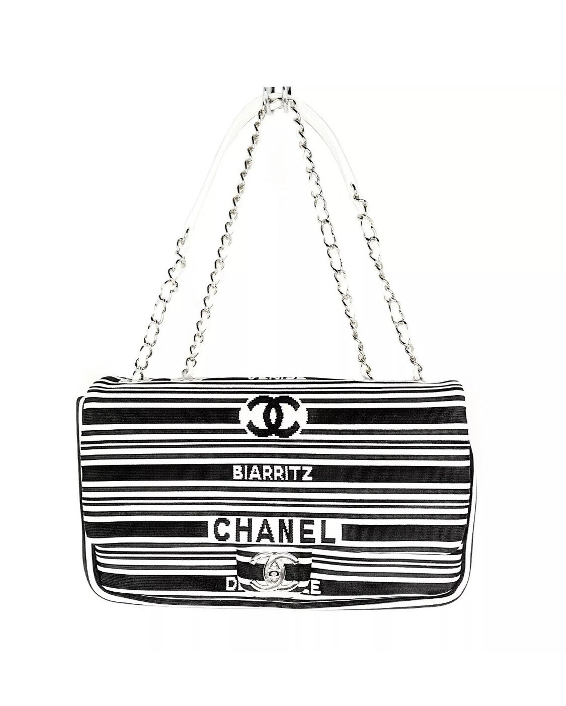 CHANEL CC BIARRITZ VENICE FLAP JUMBO BAG
