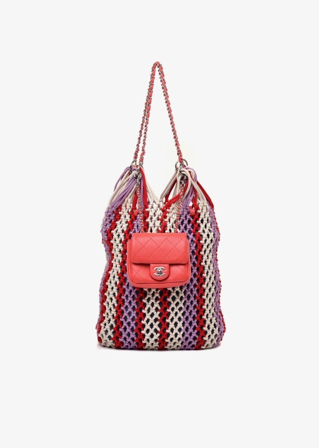 Chanel woven tote sale