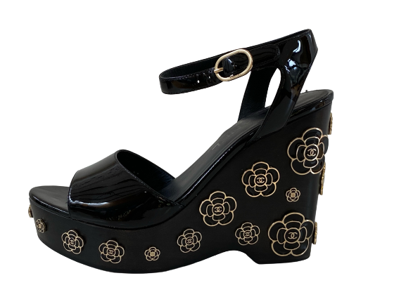 Chanel wedges hotsell