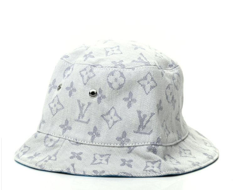 LOUIS VUITTON LV MONOGRAM BLUE DENIM BUCKET HAT