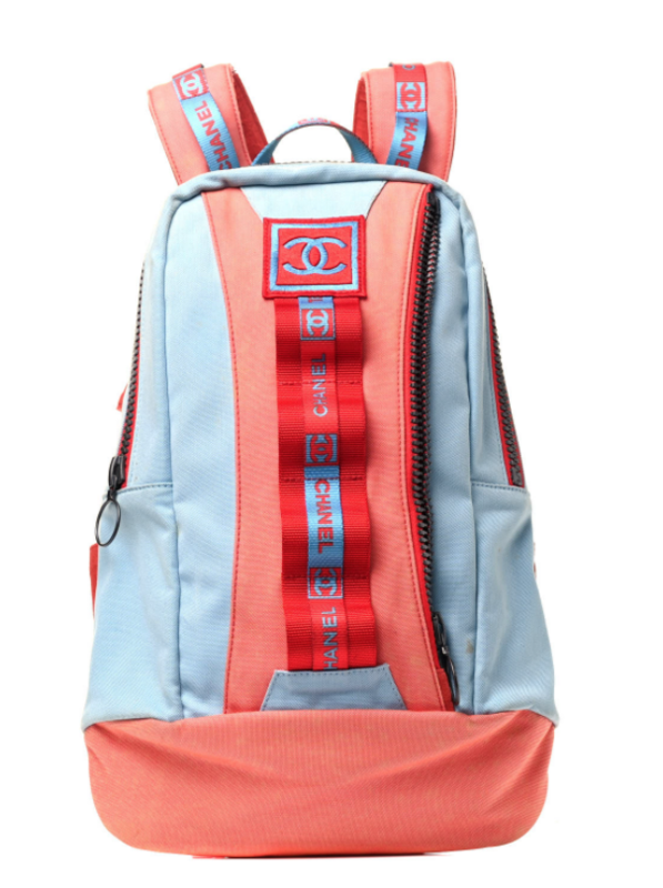 CHANEL CC LOGO WEBBING SPORT BACKPACK