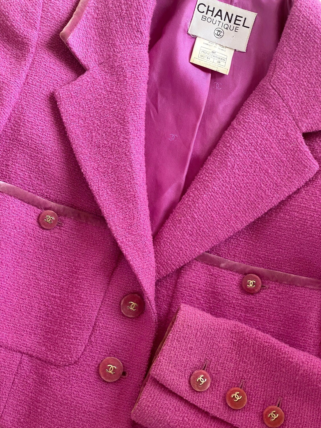 classic chanel jacket 36