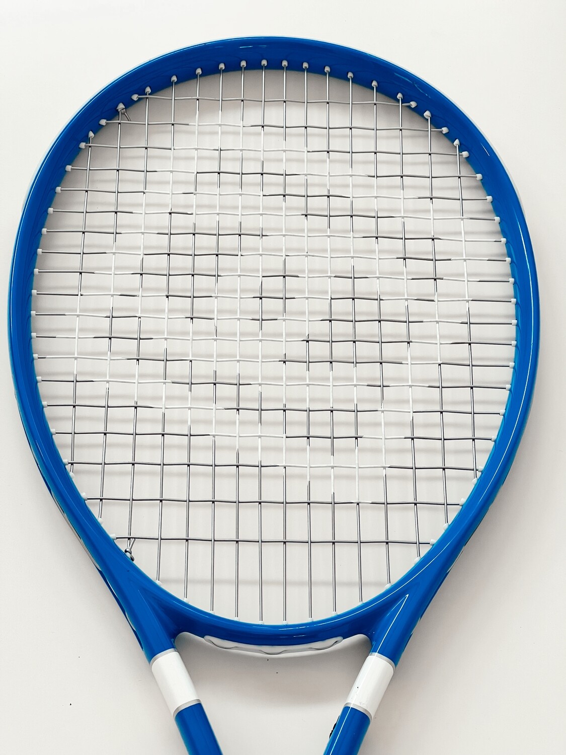 CHANEL VINTAGE BLUE WHITE CC LOGO TENNIS RACQUET