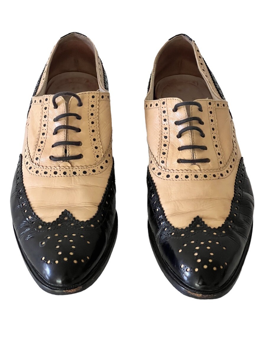 Chanel lace up oxfords clearance