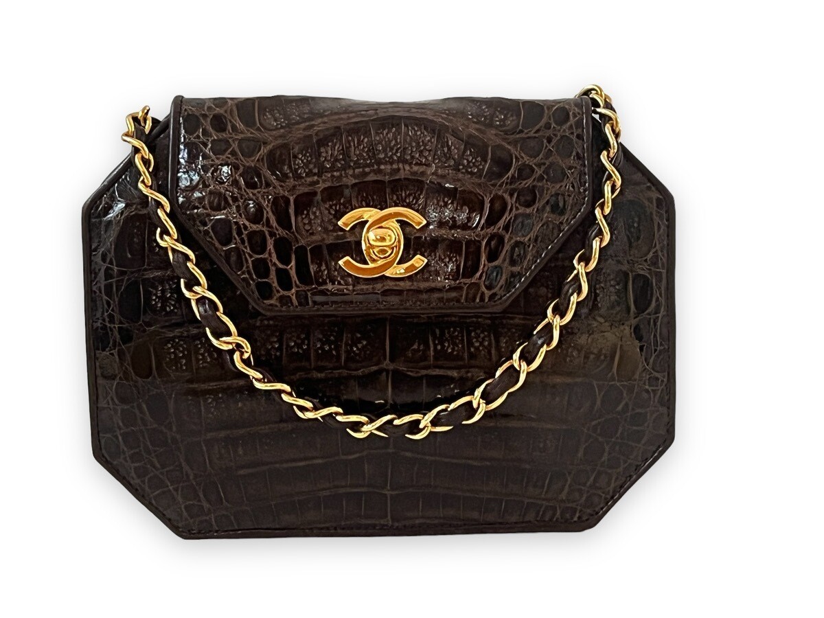 Chanel croc bag hotsell