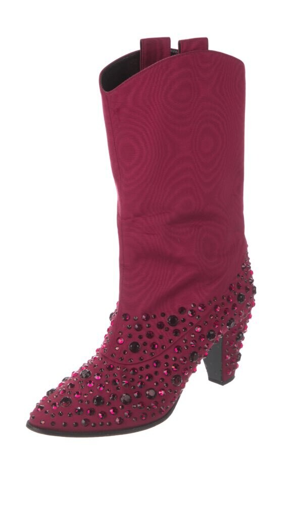 Gucci top cowboy boots