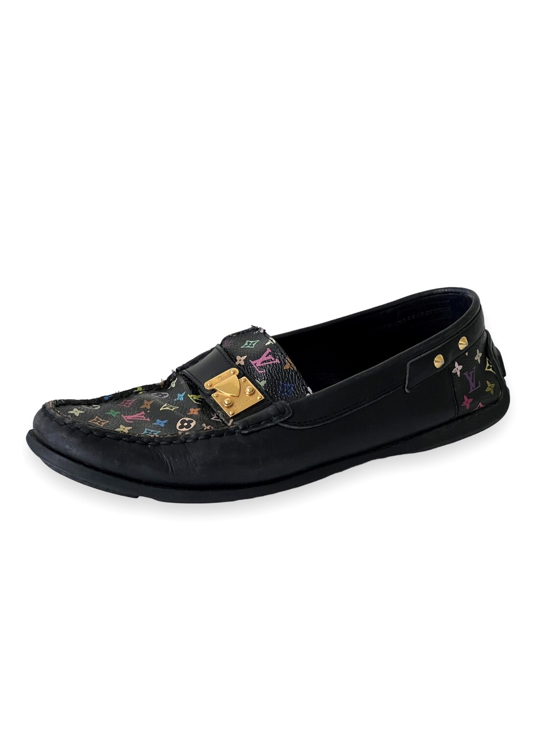 LOUIS VUITTON MULTICOLOR MONOGRAM LOAFERS FLATS