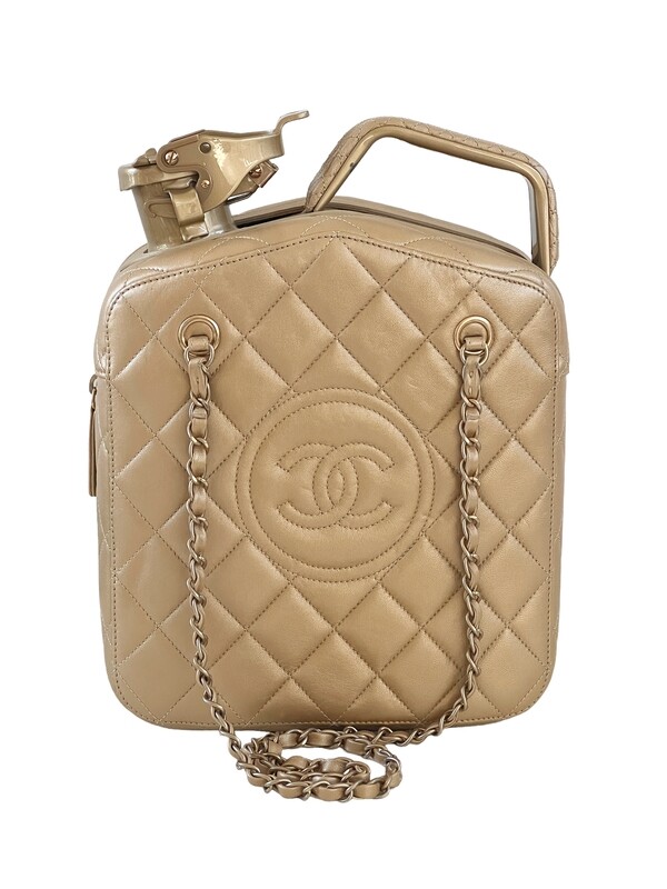 CHANEL 2015 PARIS-DUBAI NIGHTS GAS JERRY CAN BAG RARE COLLECTORS ITEM