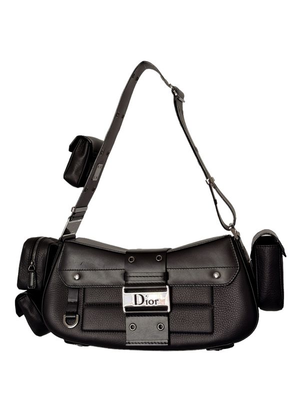 RARE CHRISTIAN DIOR VINTAGE STREET CHIC COLUMBUS SHOULDER BAG GALLIANO ERA