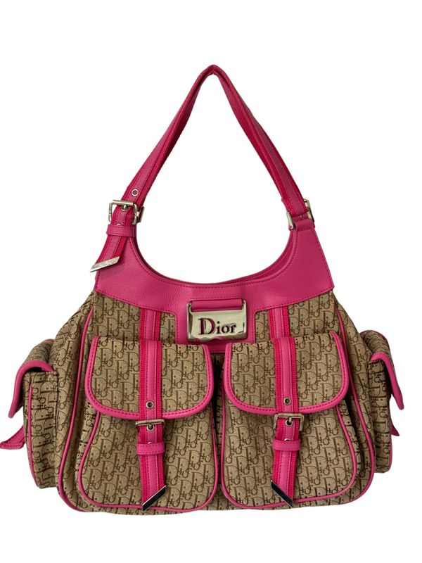 CHRISTIAN DIOR VINTAGE DIORISSIMO STREET CHIC SHOULDER BAG