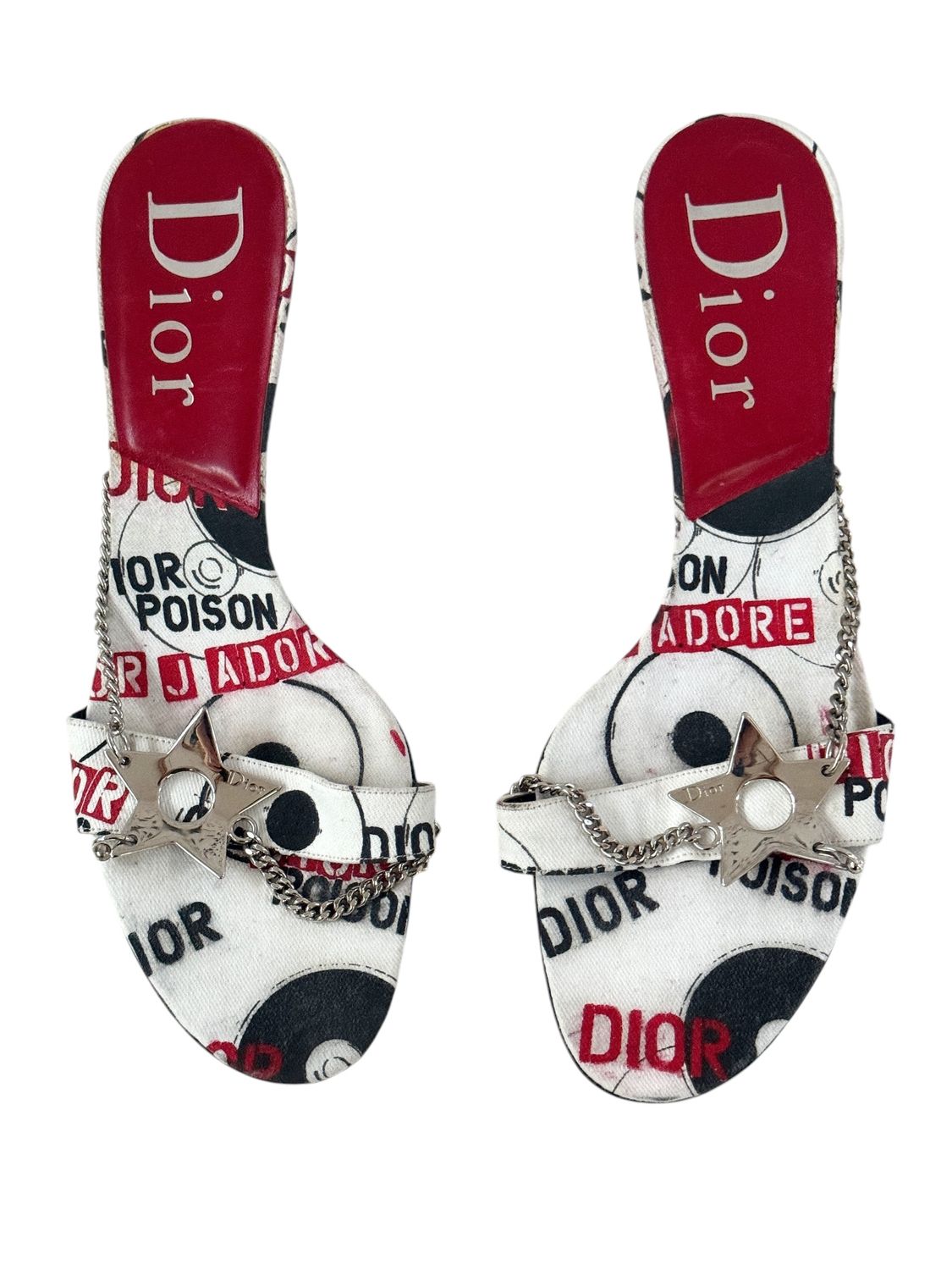 RARE CHRISTIAN DIOR VINTAGE SS 2004 PIERCING HARDCORE HEELS GALLIANO ERA / IT 39.5