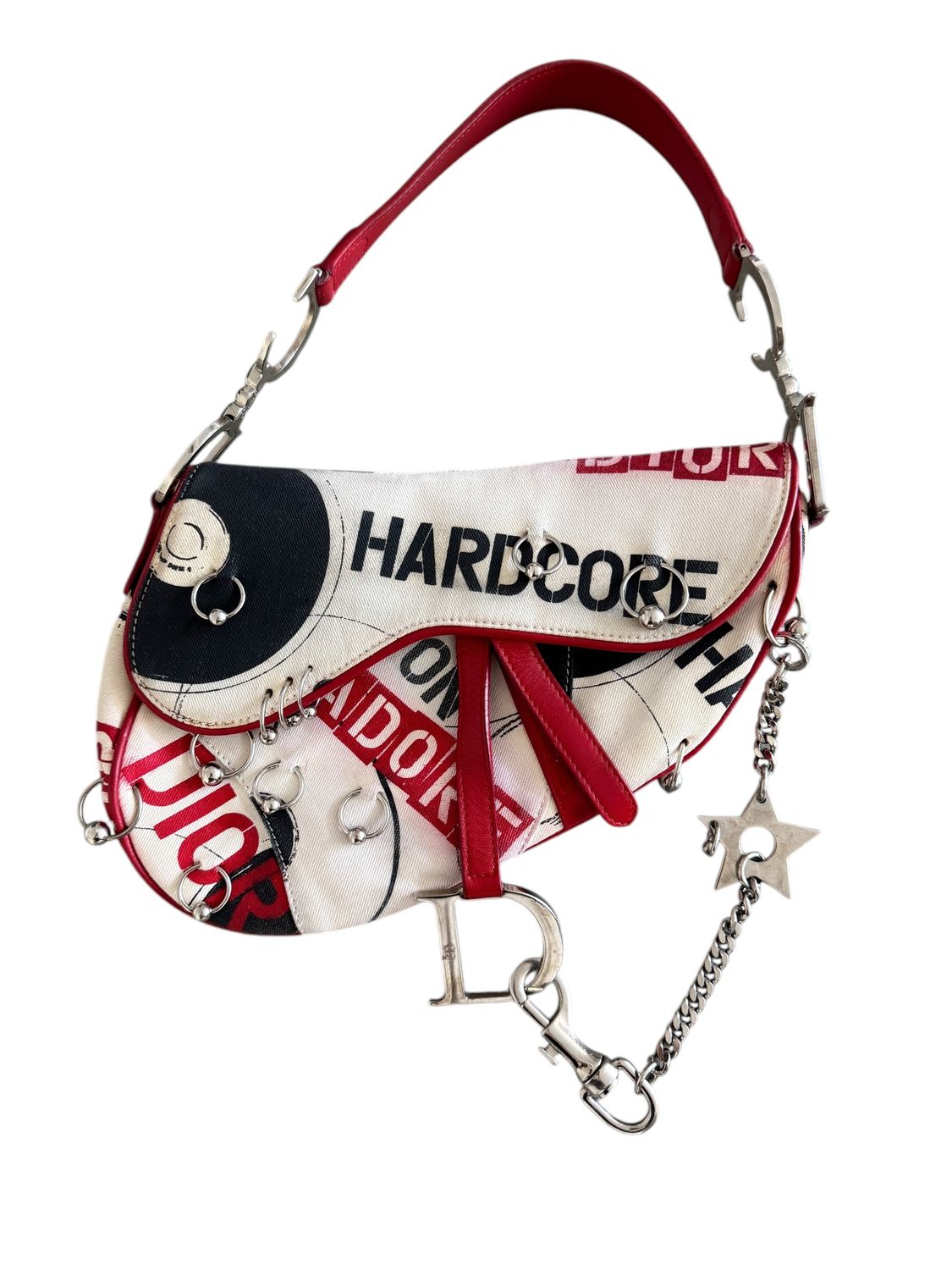CHRISTIAN DIOR VINTAGE HARDCORE SADDLE BAG