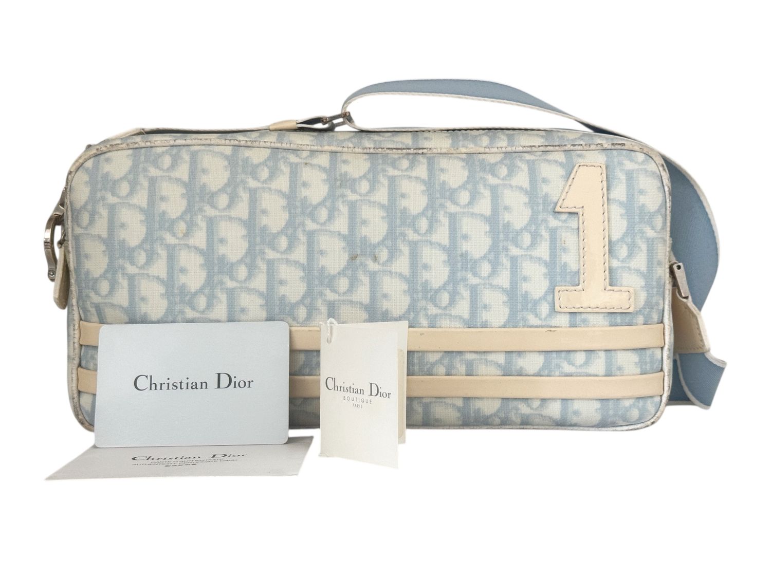 CHRISTIAN DIOR VINTAGE TROTTER GIRLY 1 SHOULDER BAG
