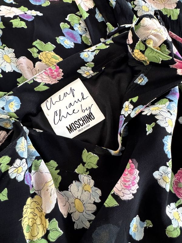 MOSCHINO VINTAGE FLORAL DRESS